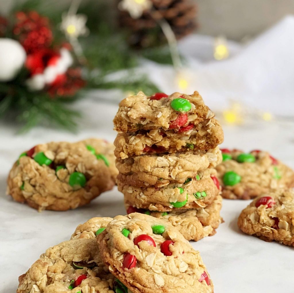 oatmeal m&m cookies