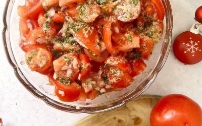 Christmas Red Tomato Salad