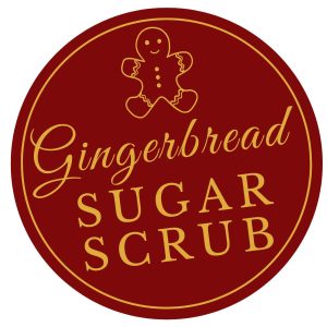 Gingerbread Sugar Scrub Label